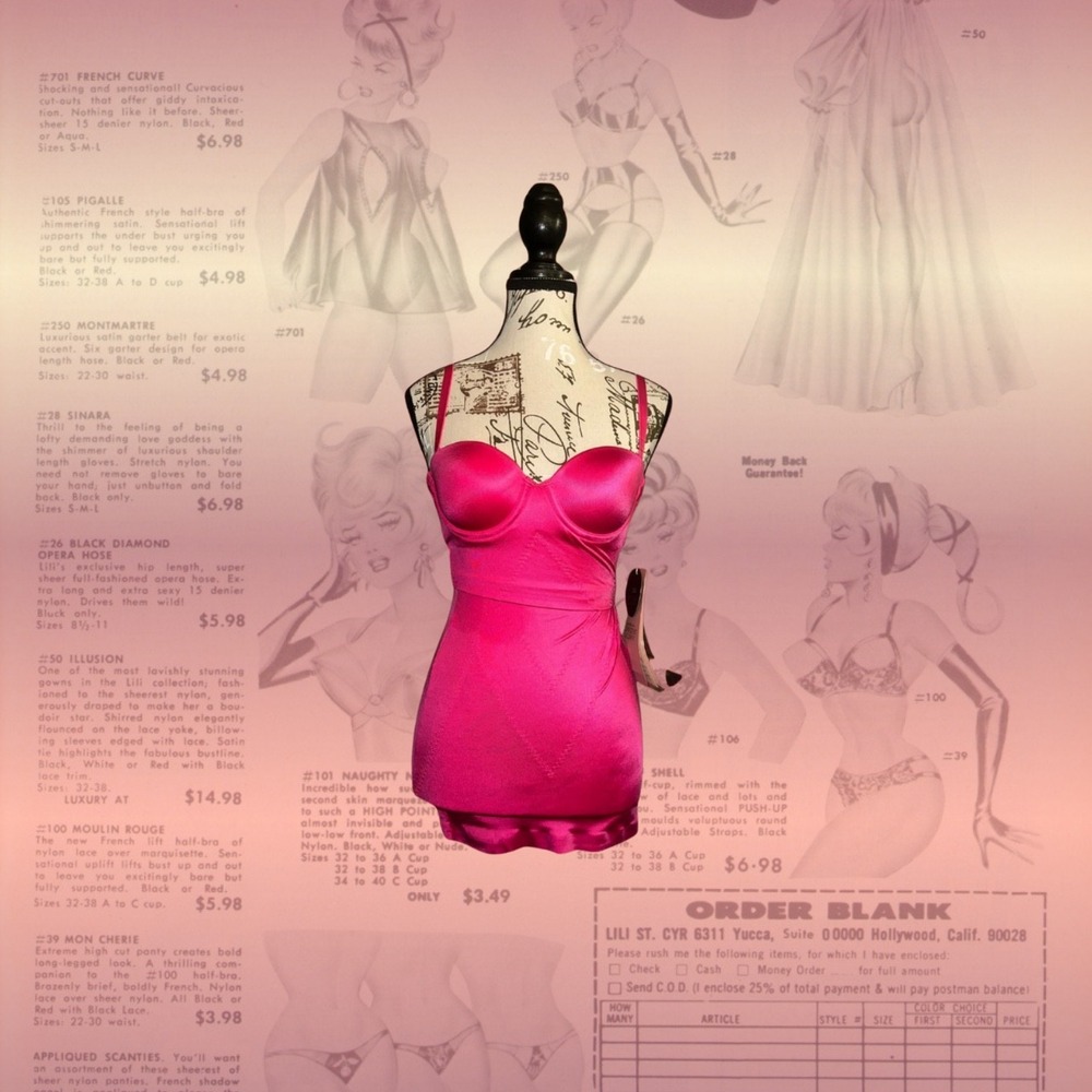 Victorias secret pink shape wear pink y2k mini dress